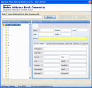 Export Lotus Notes Contacts to Outlook screenshot